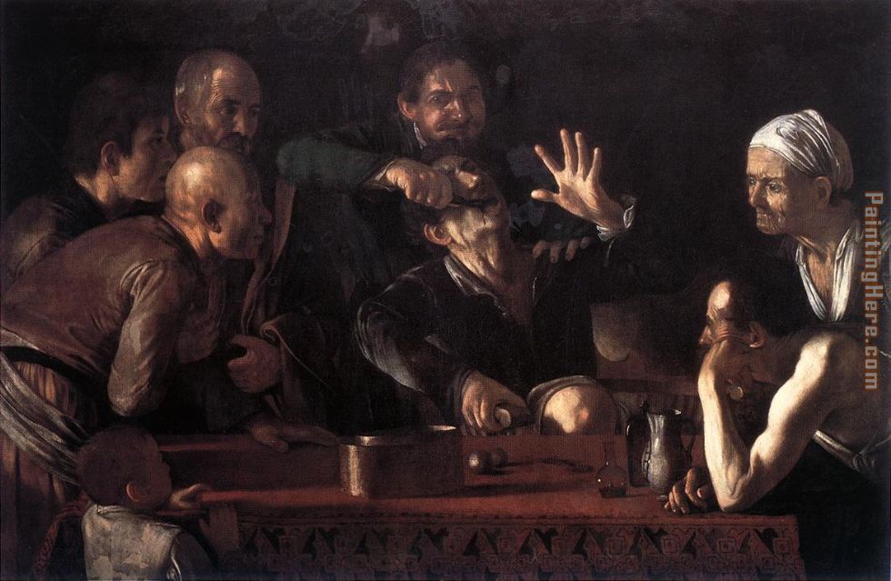 The Tooth Drawer painting - Caravaggio The Tooth Drawer art painting